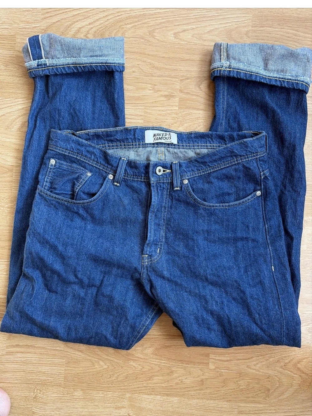 Naked & Famous Selvedge Jeans Men's Weird Guy Fit Japan Denim New Frontier 33x31